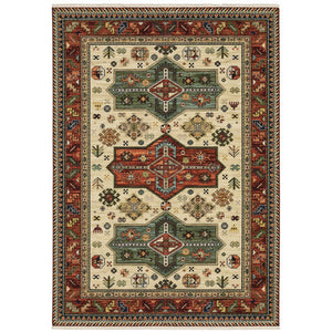 Oriental Weavers Lilihan Indoor Area Rug - Exquisite Persian Design With Bohemian Flair For Versatile Home Decor Red,Multi Wool L8022r100153st