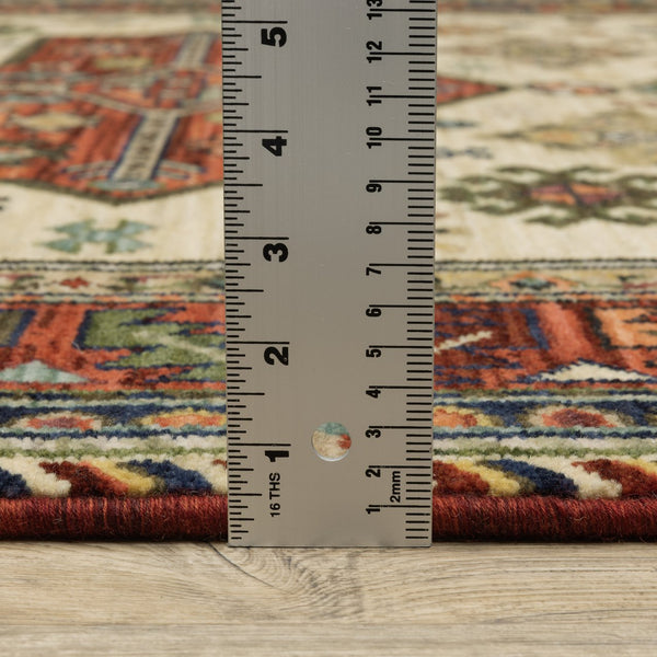 Oriental Weavers Lilihan Indoor Area Rug - Exquisite Persian Design With Bohemian Flair For Versatile Home Decor Red,Multi Wool L8022r060190st