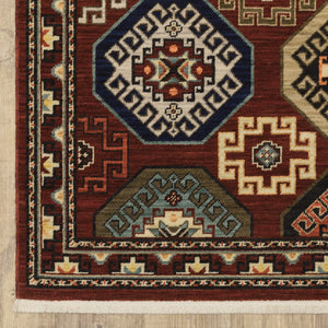 Oriental Weavers Lilihan Indoor Area Rug – Beautifully Dyed Wool With Persian Design, Perfect For Any Home Decor Style Red,Multi Wool L091r6060092st