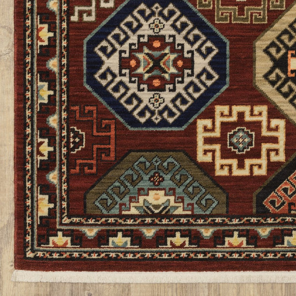 Oriental Weavers Lilihan Indoor Area Rug – Beautifully Dyed Wool With Persian Design, Perfect For Any Home Decor Style Red,Multi Wool L091r6060092st