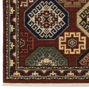 Oriental Weavers Lilihan Indoor Area Rug – Beautifully Dyed Wool With Persian Design, Perfect For Any Home Decor Style Red,Multi Wool L091r6060092st