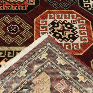 Oriental Weavers Lilihan Indoor Area Rug – Beautifully Dyed Wool With Persian Design, Perfect For Any Home Decor Style Red,Multi Wool L091r6060092st