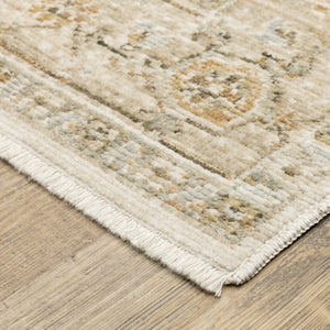 Oriental Weavers Lola Oushak-Inspired Distressed Runner Rug 2'7"X7'7" — Warm Neutrals, Low Pile, Farmhouse Chic LLLA01078230ST