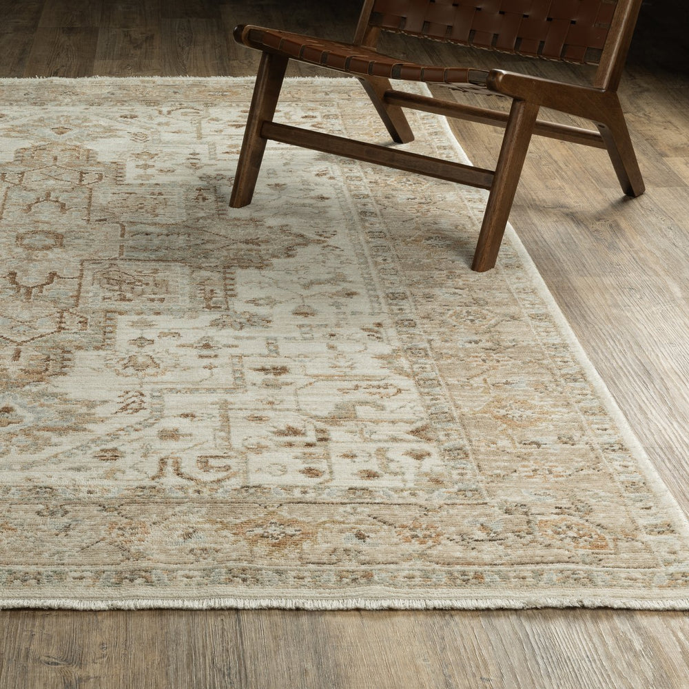 Oriental Weavers Lola Oushak-Inspired Distressed Runner Rug 2'7"X7'7" — Warm Neutrals, Low Pile, Farmhouse Chic LLLA01078230ST