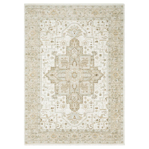 Oriental Weavers Lola Oushak-Inspired Distressed Runner Rug 2'7"X7'7" — Warm Neutrals, Low Pile, Farmhouse Chic LLLA01078230ST
