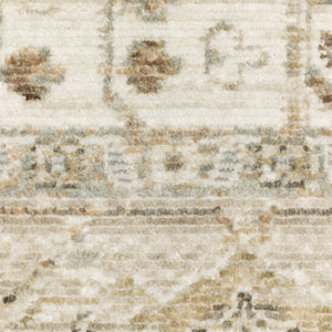 Oriental Weavers Lola Oushak-Inspired Distressed Runner Rug 2'7"X7'7" — Warm Neutrals, Low Pile, Farmhouse Chic LLLA01078230ST