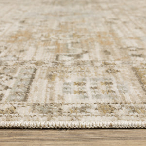 Oriental Weavers Lola Vintage Oushak-Inspired Runner Rug 2'7"X7'7" — Pale Blue & Gold Neutrals, Durable Polyester Blend LLLA02078230ST