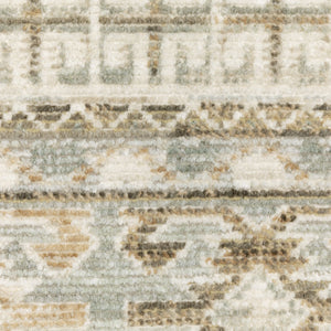 Oriental Weavers Lola Vintage Oushak-Inspired Runner 2'7" X 7'7" — Pale Blue Beige, Hi-Lo Texture, Durable Polyester LLLA04078230ST