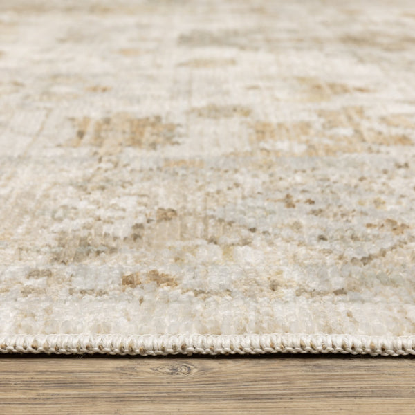 Oriental Weavers Lola Vintage Oushak-Inspired Runner Rug 2'7"X7'7" — Washed Blue Beige Floral, Hi-Lo Texture, Durable LLLA05078230ST