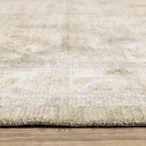 Oriental Weavers Lola Oushak-Inspired Pale Blue And Taupe Area Rug — Hi‑Lo Texture, Durable Machine‑Woven Elegance 59.84'' L x 32.68'' W LLLA06083152ST