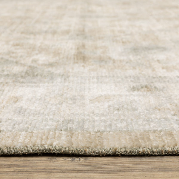 Oriental Weavers Lola Oushak-Inspired Pale Blue And Taupe Area Rug — Hi‑Lo Texture, Durable Machine‑Woven Elegance 59.84'' L x 32.68'' W LLLA06083152ST