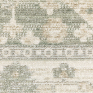 Oriental Weavers Lola Oushak-Inspired Pale Blue And Taupe Area Rug — Hi‑Lo Texture, Durable Machine‑Woven Elegance 59.84'' L x 32.68'' W LLLA06083152ST