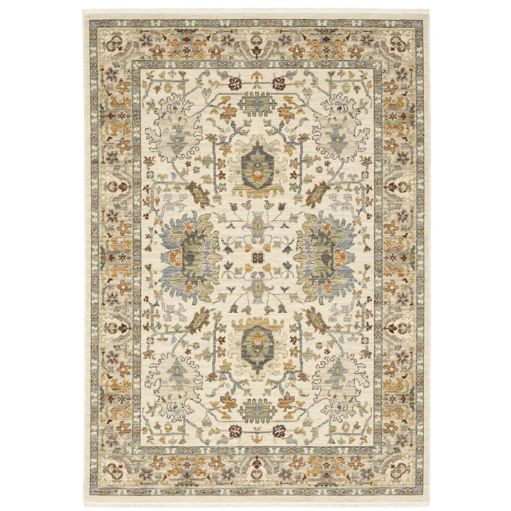 Oriental Weavers Lucca Indoor Area Rug – Vibrant Colorful Design With Unique Patterns, Perfect For Modern Spaces Ivory,Multi Wool L2063y060092st