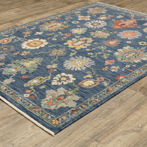 Oriental Weavers Lucca Indoor Area Rug - Vibrant Shades And Unique Designs For A Stylish Home Décor Upgrade Blue,Multi Wool L2863b200296st