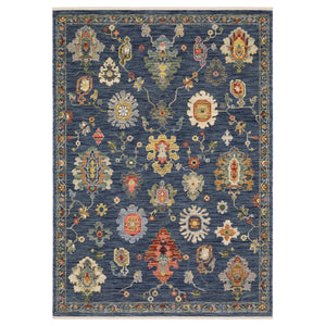 Oriental Weavers Lucca Indoor Area Rug - Vibrant Shades And Unique Designs For A Stylish Home Décor Upgrade Blue,Multi Wool L2863b200296st
