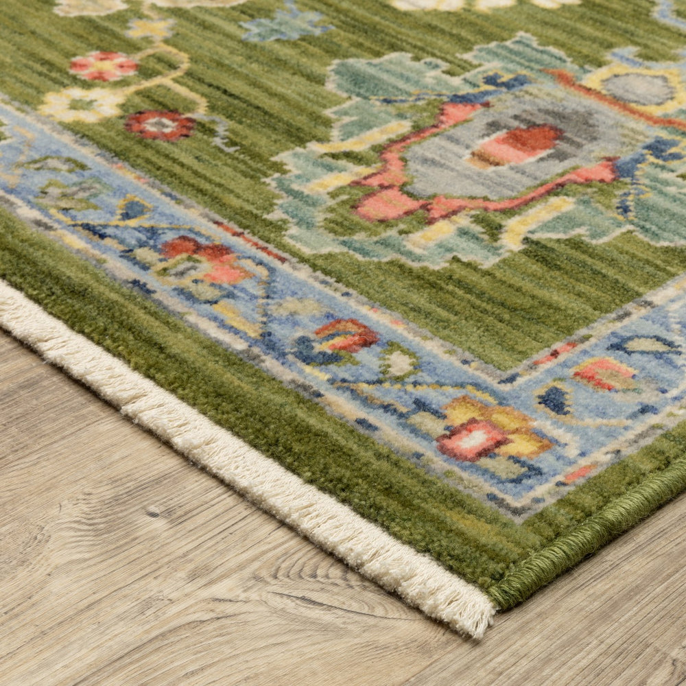 Oriental Weavers Lucca Indoor Area Rug - Vibrant Colors And Unique Designs For Stylish Home Décor And Comfort Green,Multi Wool L2863e240340st