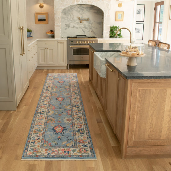 Oriental Weavers Lucca Indoor Area Rug - Vibrant Space-dyed Wool & Nylon, Unique Designs With Charming Fringe Detail Blue,Multi Wool L2889a060190st