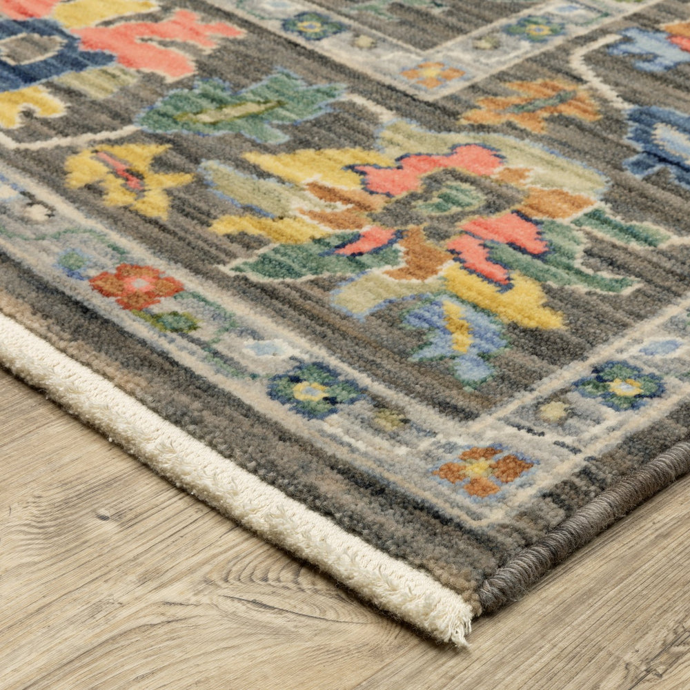 Oriental Weavers Lucca Indoor Area Rug - Vibrant Colors And Unique Designs For A Stylish Home Décor Upgrade Grey,Multi Wool L2889e060190st