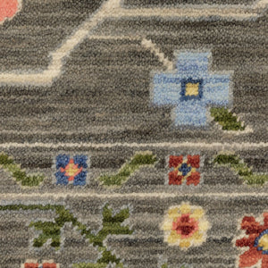 Oriental Weavers Lucca Indoor Area Rug - Vibrant Space-dyed Wool & Nylon Design With Unique Fringe Accents Grey,Multi Wool L5506k060190st