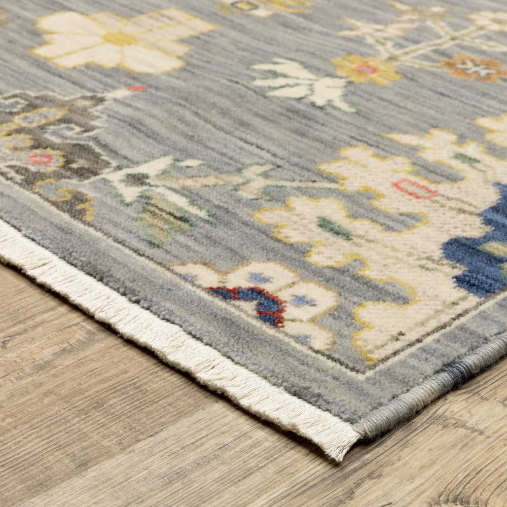 Oriental Weavers Lucca Indoor Area Rug - Vibrant Space-dyed Wool & Nylon With Unique Designs And Trendy Color Palette Grey,Multi Wool L5507e060092st