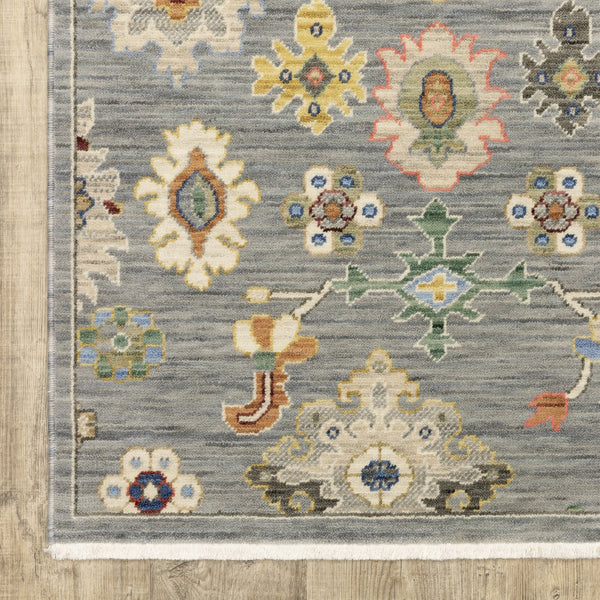 Oriental Weavers Lucca Indoor Area Rug - Vibrant Space-dyed Wool & Nylon With Unique Designs And Trendy Color Palette Grey,Multi Wool L5507e060092st