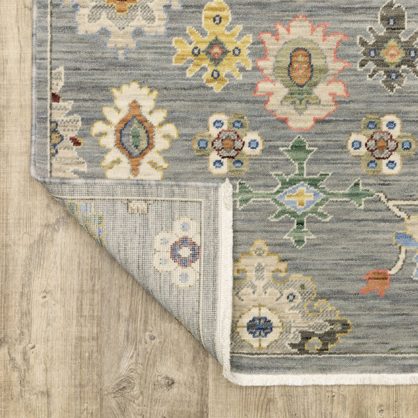 Oriental Weavers Lucca Indoor Area Rug - Vibrant Space-dyed Wool & Nylon With Unique Designs And Trendy Color Palette Grey,Multi Wool L5507e060092st