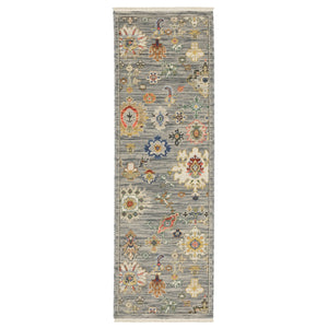 Oriental Weavers Lucca Indoor Area Rug - Vibrant Space-dyed Wool & Nylon With Unique Designs And Trendy Color Palette Grey,Multi Wool L5507e060190st