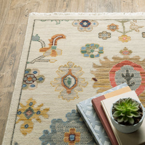 Oriental Weavers Lucca Indoor Area Rug - Elevate Your Space With Unique Designs In Vibrant Colors And Rich Textures Ivory,Multi Wool L5507w300394st