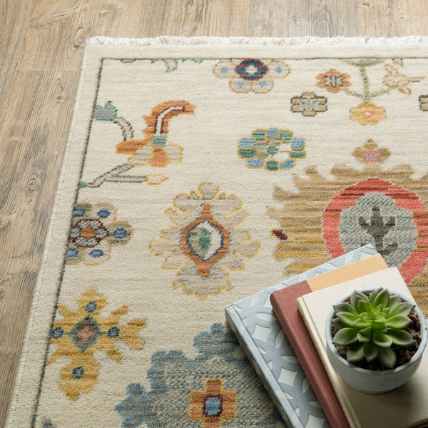 Oriental Weavers Lucca Indoor Area Rug - Elevate Your Space With Unique Designs In Vibrant Colors And Rich Textures Ivory,Multi Wool L5507w300394st