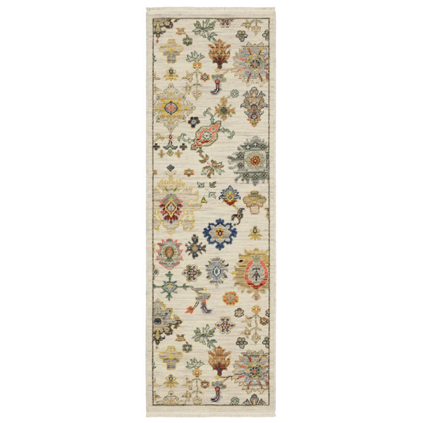 Oriental Weavers Lucca Indoor Area Rug - Elevate Your Space With Unique Designs In Vibrant Colors And Rich Textures Ivory,Multi Wool L5507w060190st