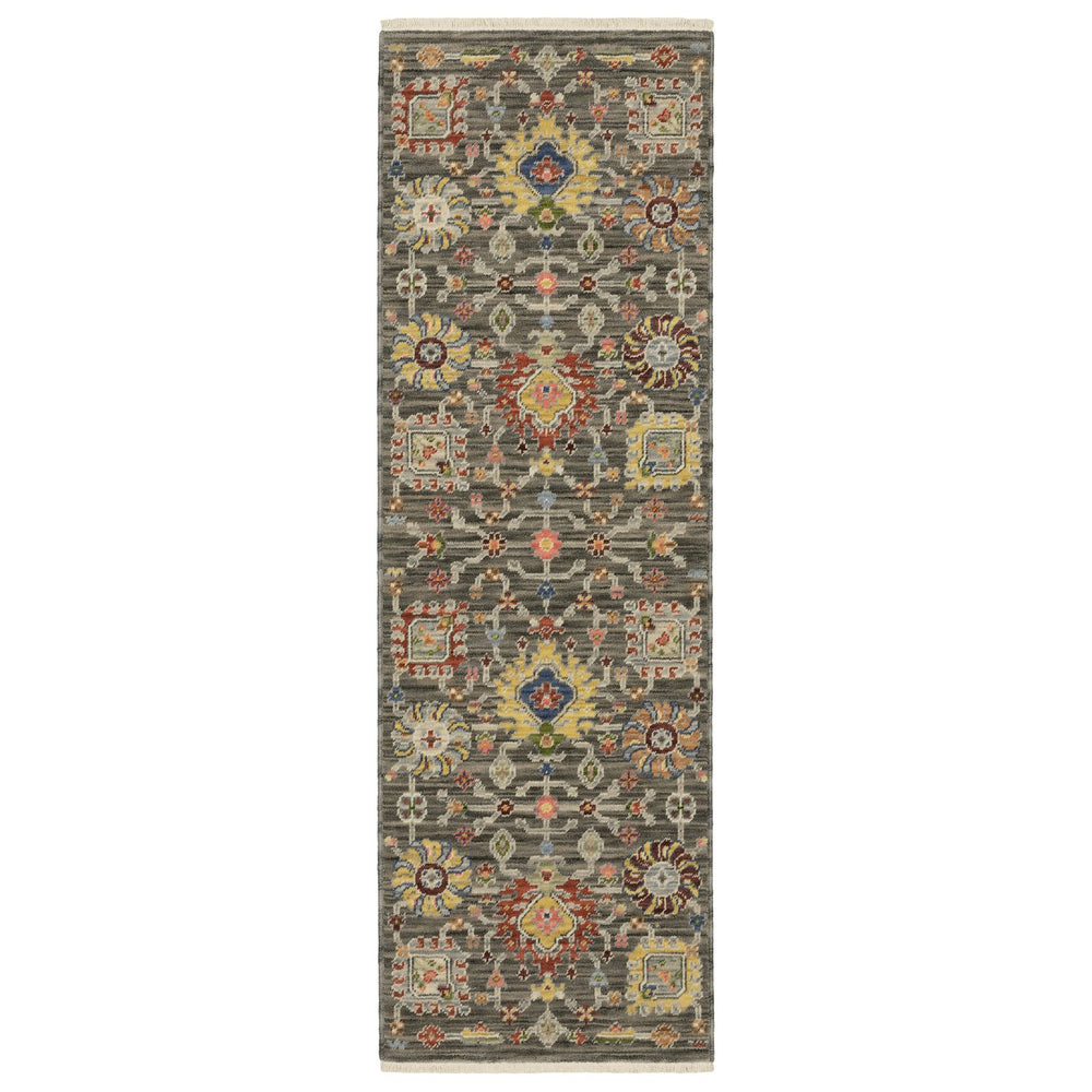 Oriental Weavers Lucca Indoor Area Rug - Vibrant Space-dyed Wool & Nylon With Unique Designs And Trendy Colors Grey,Multi Wool L8111k060190st