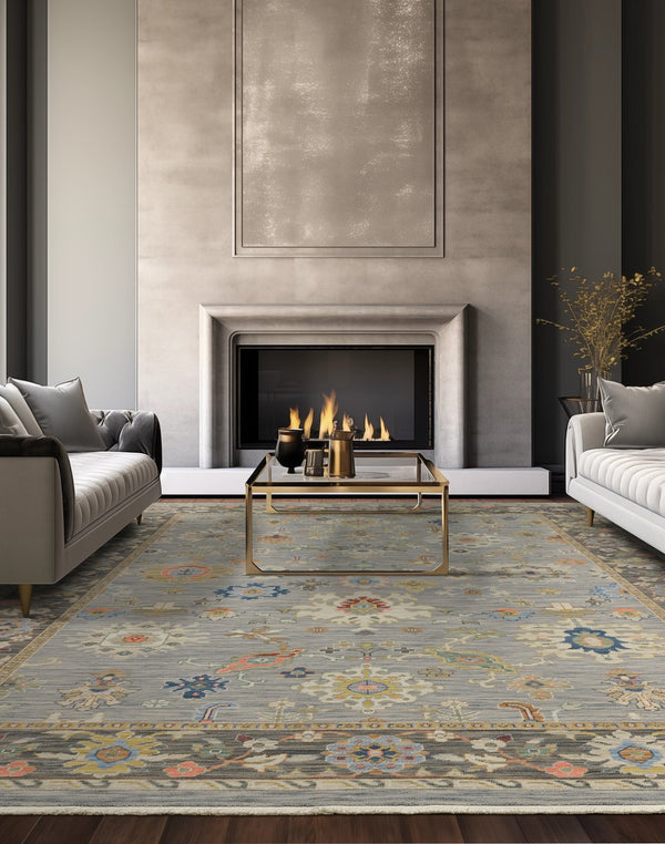 Oriental Weavers Lucca Indoor Area Rug - Vibrant Colorful Design With Fringe, Perfect For Modern & Traditional Spaces Blue,Multi Wool L846d1100153st