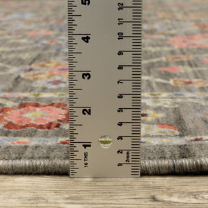 Oriental Weavers Lucca Vibrant Indoor Area Rug - Unique Cross-woven Design With Trendy Colors And Luxurious Texture Grey,Multi Wool L093k1060092st