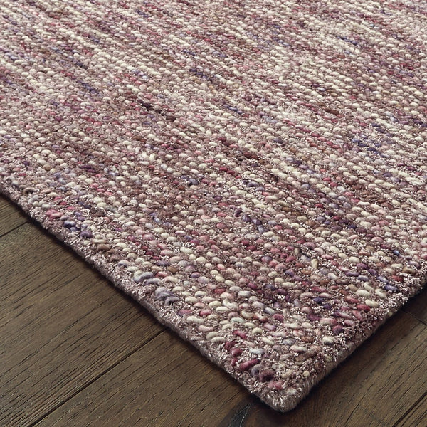 Oriental Weavers Lucent Hand-tufted Wool And Viscose Area Rug - Soft Violet And Neutral Tones For Elegant Décor Purple,Pink Wool L45903076243st