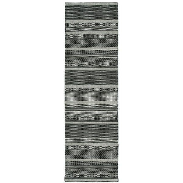 Oriental Weavers Luna Indoor Area Rug – Luxurious Comfort With Modern Geometric Patterns In Bold High Contrast Colors Black,Ivory Polypropylene L1802k067230st