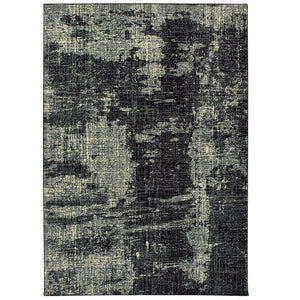 Oriental Weavers Luna Luxurious High Contrast Indoor Area Rug With Modern Geometric And Tribal-inspired Designs Black,Ivory Polypropylene L1805k117165st