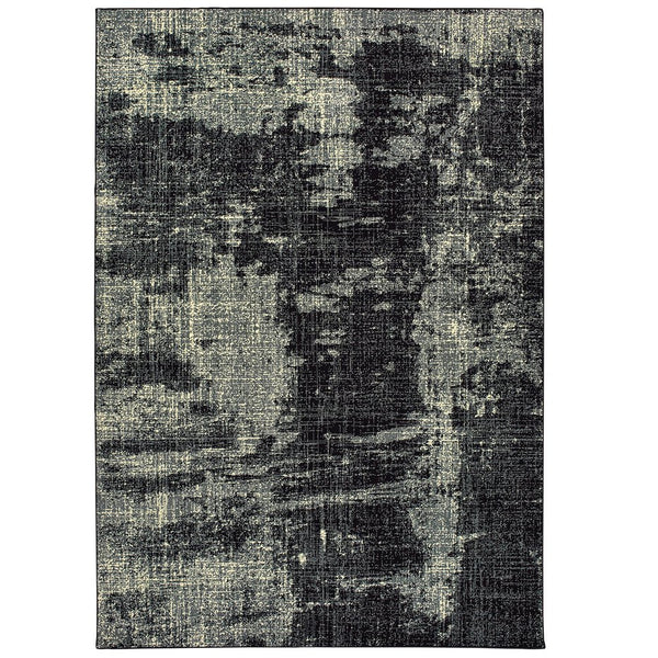 Oriental Weavers Luna Luxurious High Contrast Indoor Area Rug With Modern Geometric And Tribal-inspired Designs Black,Ivory Polypropylene L1805k117165st