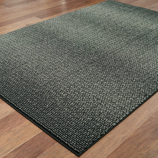 Oriental Weavers Luna Indoor Area Rug - Luxurious Comfort With Modern Geometric Patterns In High Contrast Colors Black,Ivory Polypropylene L2067b160230st
