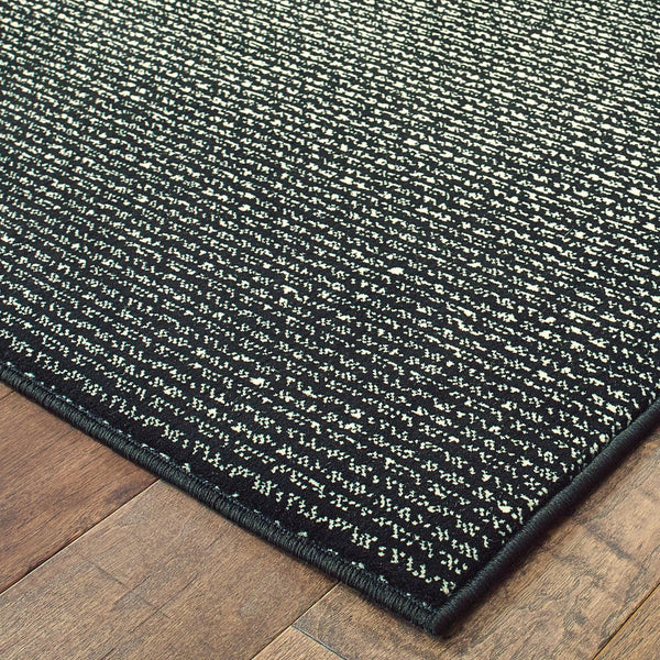 Oriental Weavers Luna Indoor Area Rug - Luxurious Comfort With Modern Geometric Patterns In High Contrast Colors Black,Ivory Polypropylene L2067b067230st