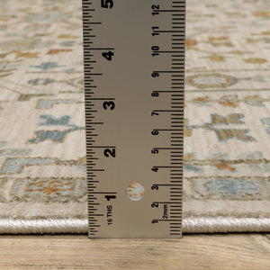 Oriental Weavers Maeve Indoor Area Rug - Soft Power-loomed Design With Modern Colors And Bohemian Flair For Any Space Ivory,Teal Polypropylene Mmae01240340st