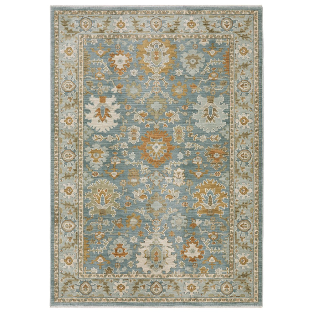 Oriental Weavers Maeve Indoor Area Rug - Modern Bohemian Design With Soft Color Palette For Cozy Living Spaces Teal,Rust Polypropylene Mmae02300394st
