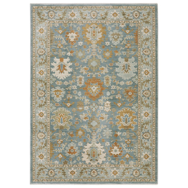 Oriental Weavers Maeve Indoor Area Rug - Modern Bohemian Design With Soft Color Palette For Cozy Living Spaces Teal,Rust Polypropylene Mmae02300394st