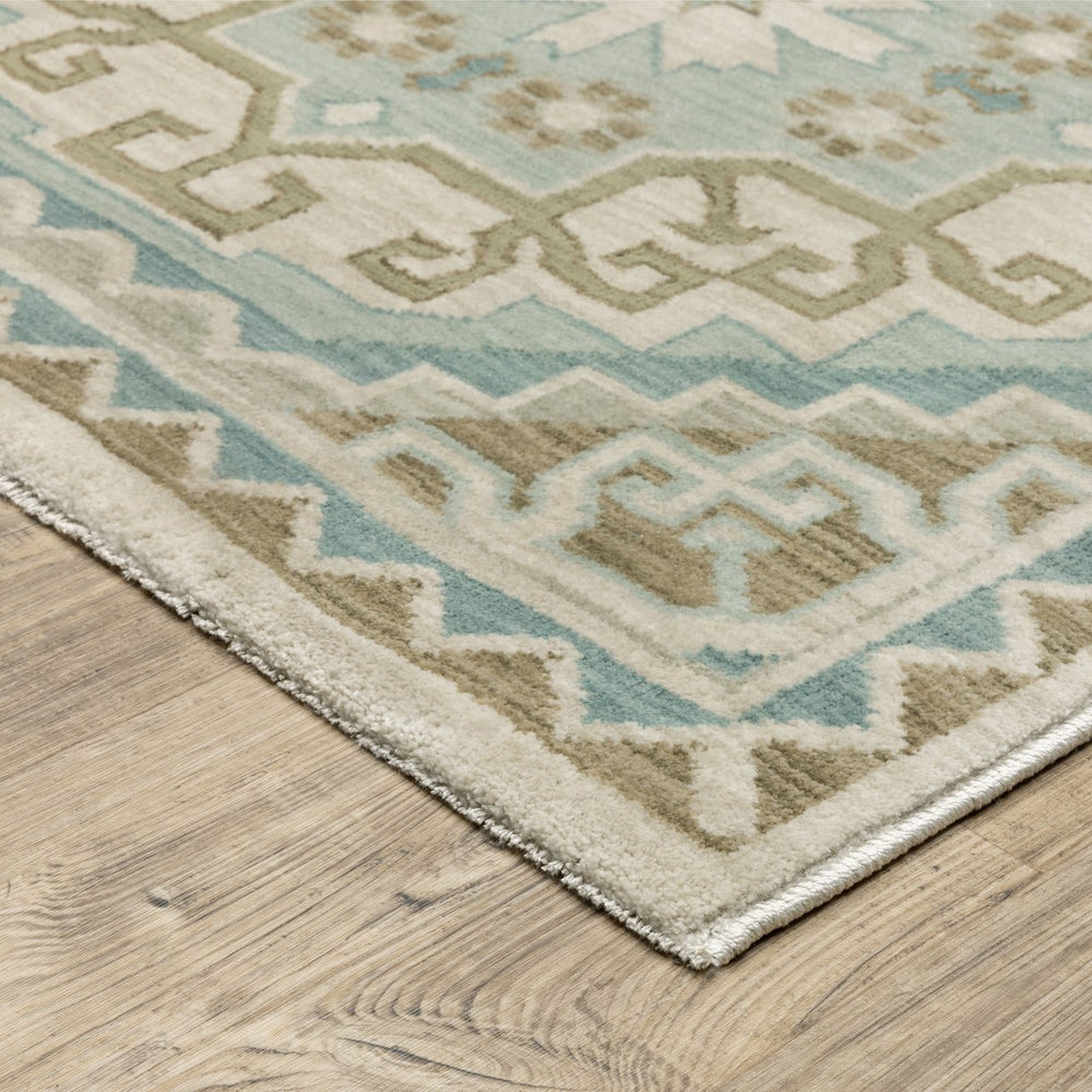 Oriental Weavers Maeve Indoor Area Rug - Modern Bohemian Design With Soft Color Palette For Elegant Home Décor Beige,Teal Polypropylene Mmae03240340st