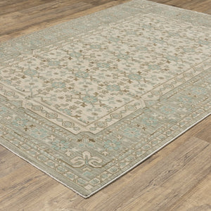 Oriental Weavers Maeve Modern Bohemian Indoor Area Rug - Soft Space-dyed Polypropylene With Neutral Color Palette Beige,Teal Polypropylene Mmae04240340st