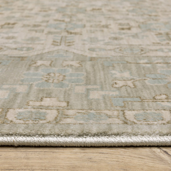 Oriental Weavers Maeve Modern Bohemian Indoor Area Rug - Soft Space-dyed Polypropylene With Neutral Color Palette Beige,Teal Polypropylene Mmae04240340st