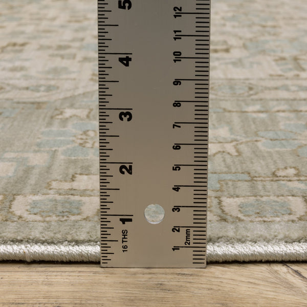 Oriental Weavers Maeve Modern Bohemian Indoor Area Rug - Soft Space-dyed Polypropylene With Neutral Color Palette Beige,Teal Polypropylene Mmae04240340st