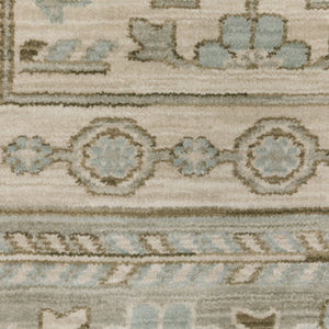 Oriental Weavers Maeve Modern Bohemian Indoor Area Rug - Soft Space-dyed Polypropylene With Neutral Color Palette Beige,Teal Polypropylene Mmae04240340st