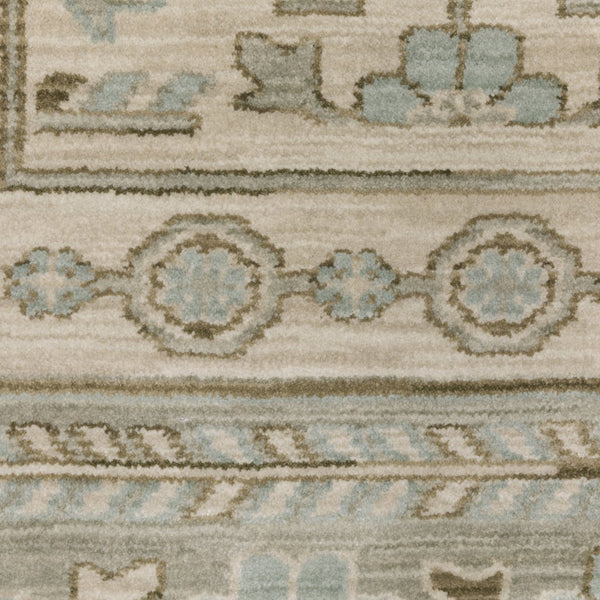 Oriental Weavers Maeve Modern Bohemian Indoor Area Rug - Soft Space-dyed Polypropylene With Neutral Color Palette Beige,Teal Polypropylene Mmae04240340st