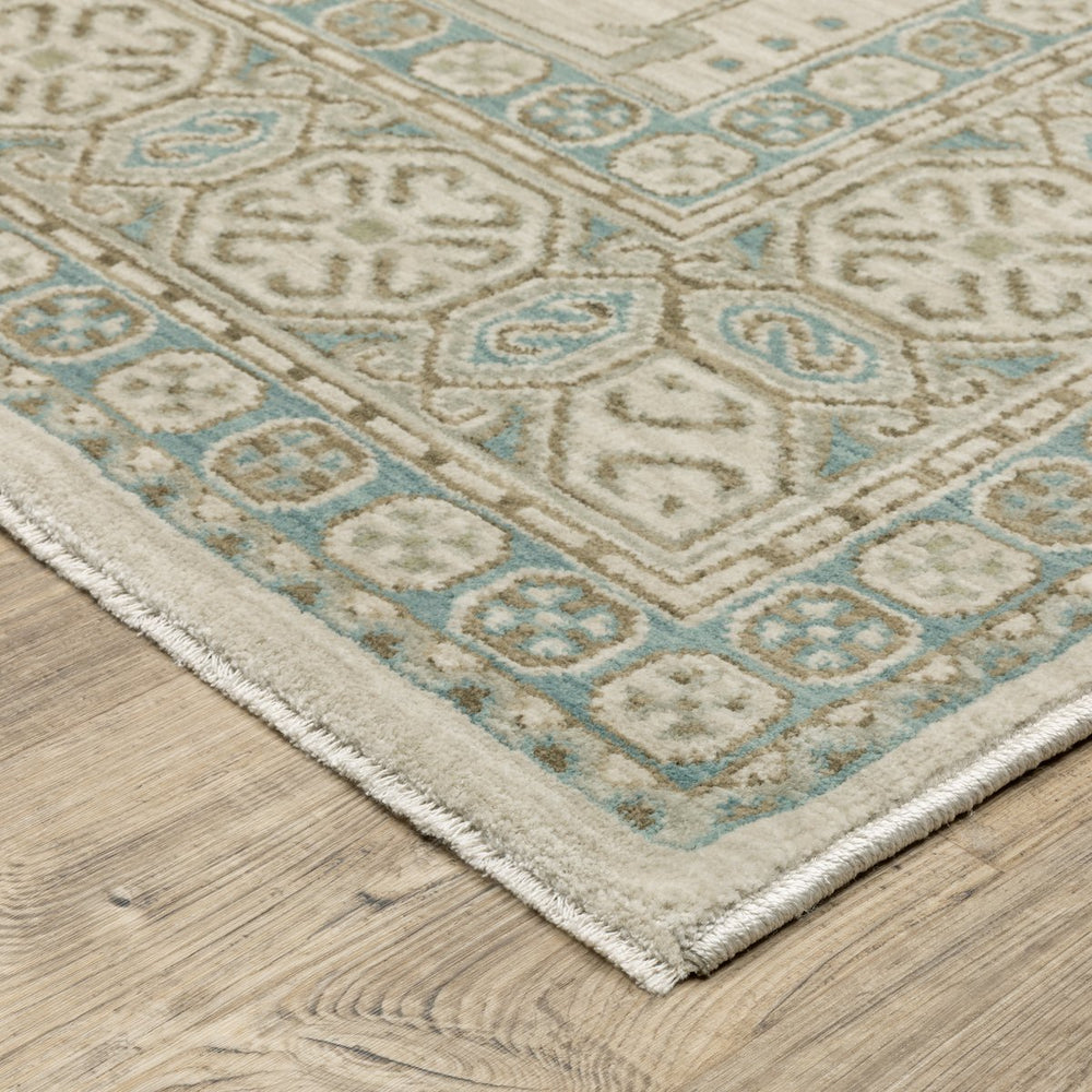 Oriental Weavers Maeve Indoor Area Rug In Subtly Pigmented Colors - Modern Persian Style With Bohemian Flair Beige,Teal Polypropylene Mmae05100153st