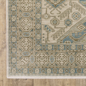 Oriental Weavers Maeve Indoor Area Rug In Subtly Pigmented Colors - Modern Persian Style With Bohemian Flair Beige,Teal Polypropylene Mmae05100153st
